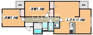 パークグレイスA棟の物件間取画像